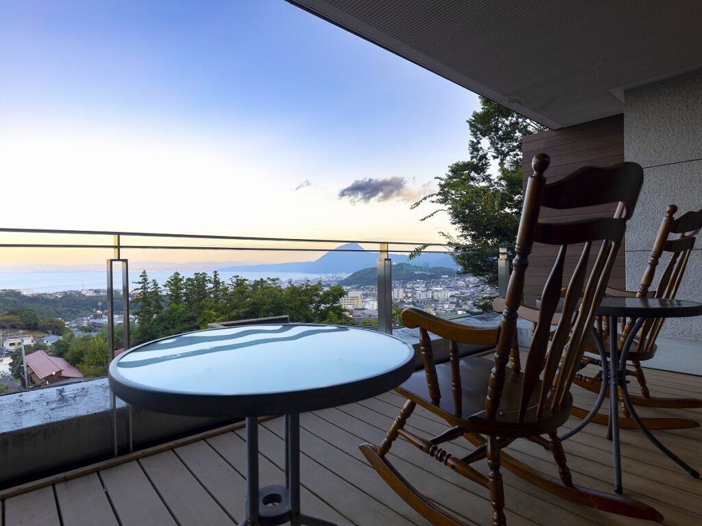 絶景の宿さくら亭　絶景テラス　